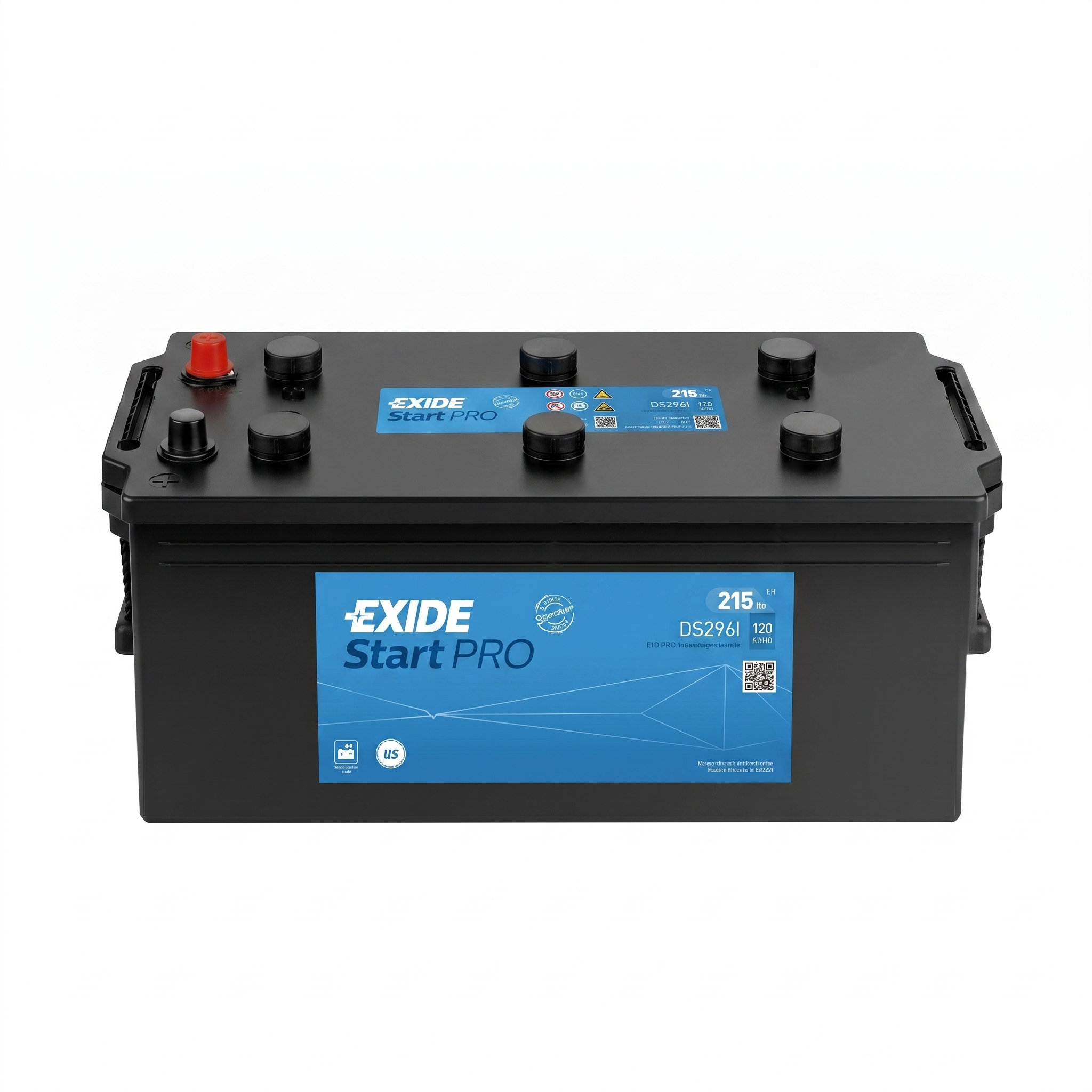 Batterie Poids Lourd EXIDE Start PRO DS2961 215Ah 1200A 12V | Maison de Batterie Maroc