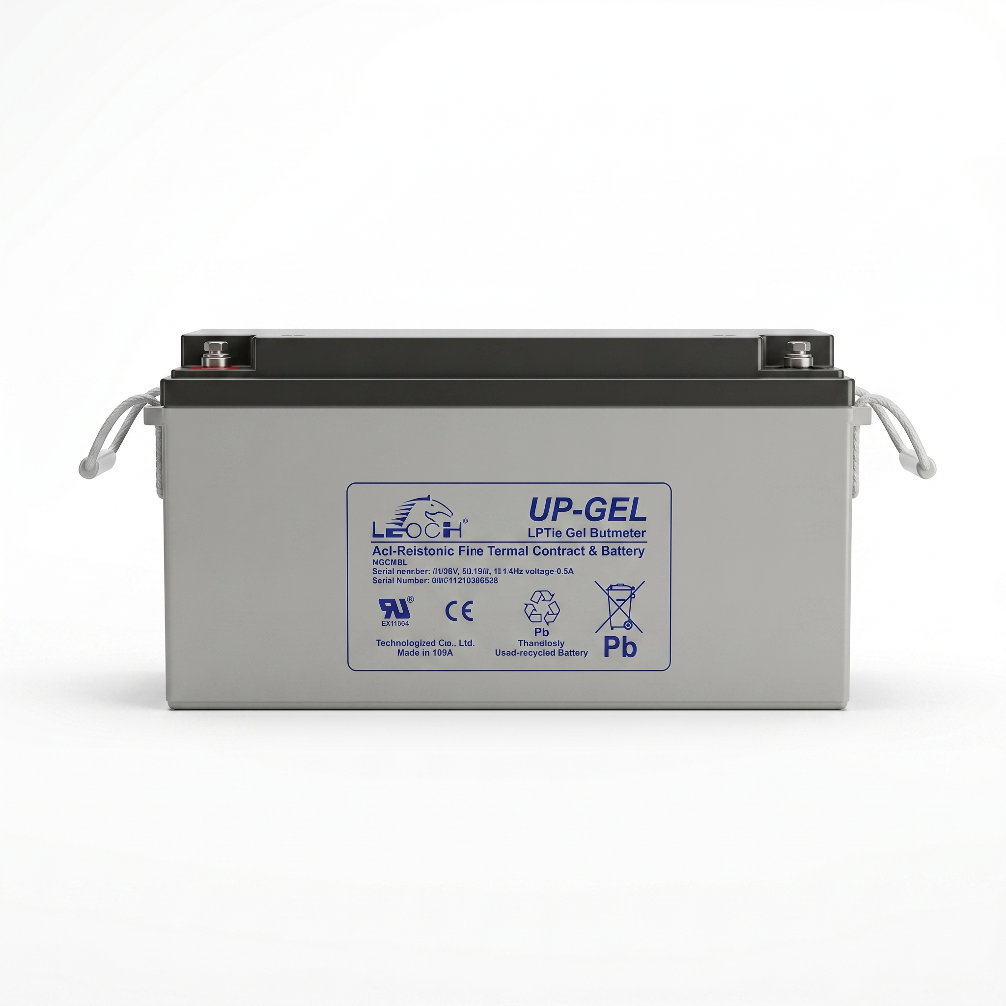 Batterie Solaire LEOCH LP12-150 AGM 150Ah 12V Industrielle | Maison de Batterie Maroc