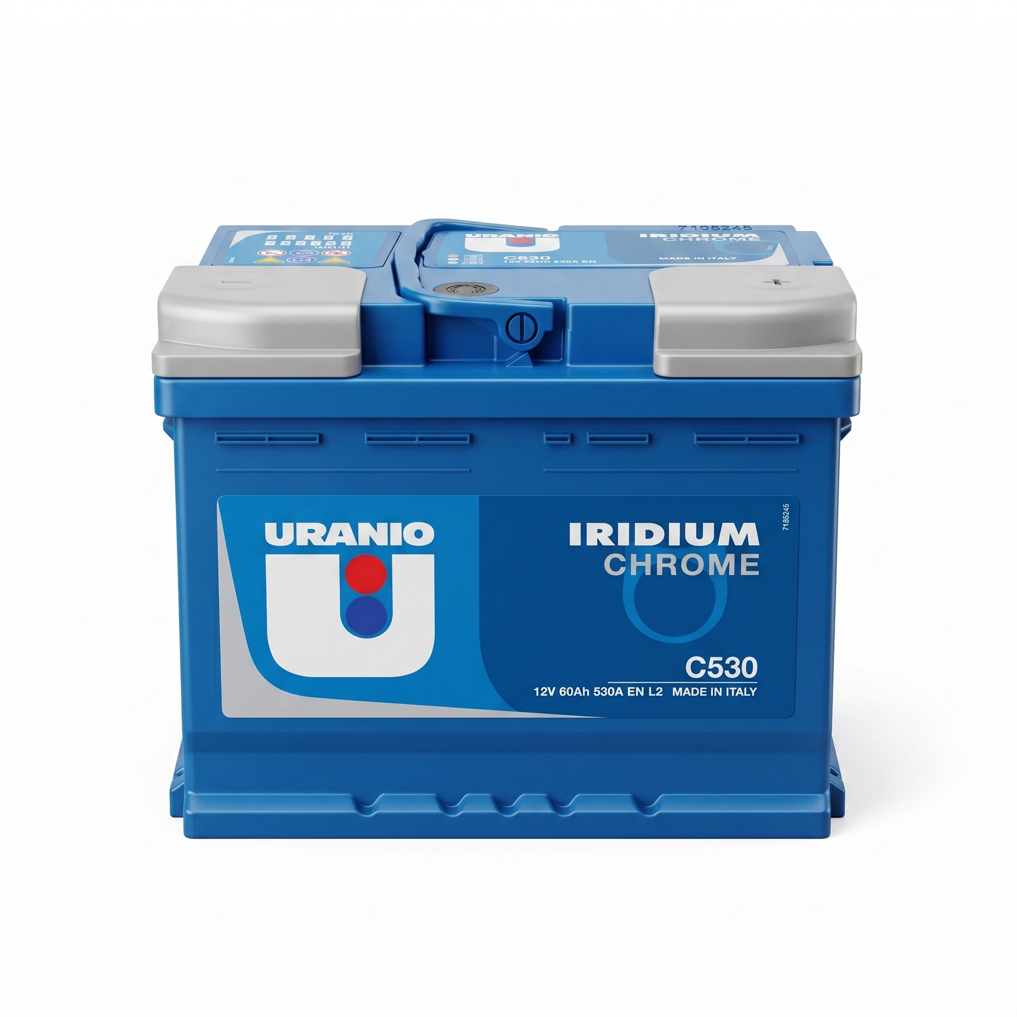Batterie URANIO by FIAMM Iridium Chrome C530 60Ah 530A L2 12V | Maison de Batterie Maroc